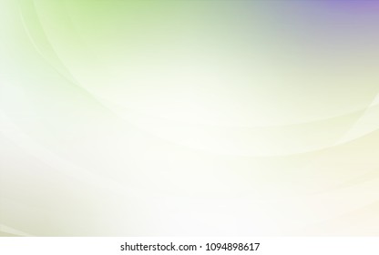Light Green vector template with bent lines. Geometric illustration in marble style with gradient.  A new texture for your  ad, booklets, leaflets.
