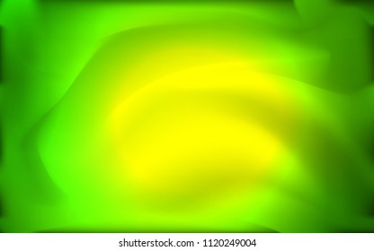 Light Green vector template with bent lines. Modern gradient abstract illustration with bandy lines. The template for cell phone backgrounds.