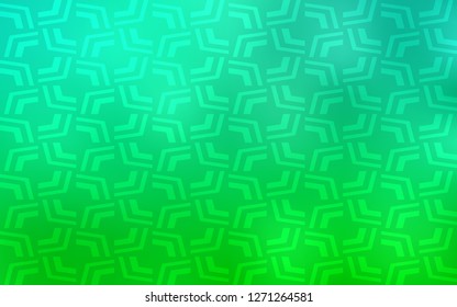 Light Green vector template with bent ribbons. Creative geometric illustration in marble style with gradient. A new texture for your  ad, booklets, leaflets.