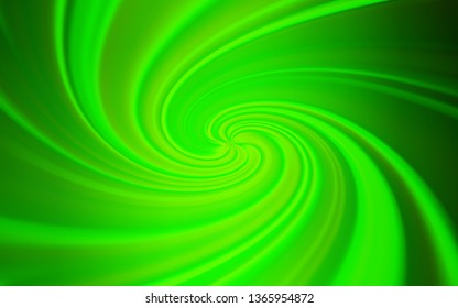 Light Green vector template with bent lines. A sample with colorful lines, shapes. Abstract style for your business design.