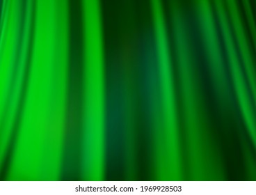 Light Green vector template with bent ribbons. A sample with blurred bubble shapes. The best blurred design for your business.