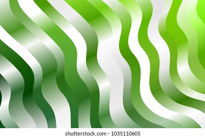 Light Green vector template with bubble shapes. Blurred geometric sample with gradient bubbles.  The elegant pattern for brand book.