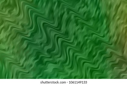 Light Green vector template with bubble shapes. A vague circumflex abstract illustration with gradient. New composition for your brand book.