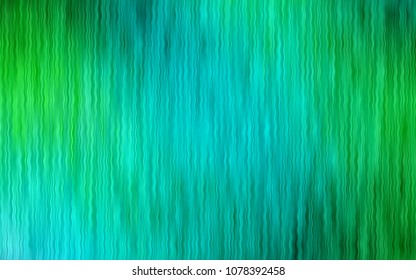 Light Green vector template with bubble shapes. Modern gradient abstract illustration with bandy lines. The elegant pattern for brand book.