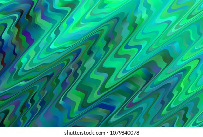 Light Green vector template with bubble shapes. Creative illustration in halftone marble style with gradient. Marble style for your business design.