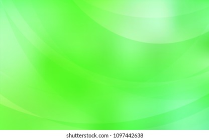 Light Green vector template with bubble shapes. Shining illustration, which consist of blurred lines, circles. Marble design for your web site.