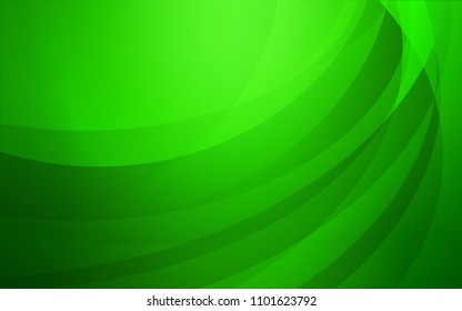 Light Green vector template with bubble shapes. Glitter abstract illustration with wry lines. Brand-new design for your ads, poster, banner.