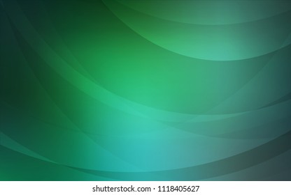 Light Green vector template with bubble shapes. A sample with blurred bubble shapes. Brand-new design for your ads, poster, banner.