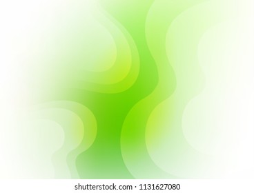 Light Green vector template with bubble shapes. A vague circumflex abstract illustration with gradient. The best blurred design for your business.