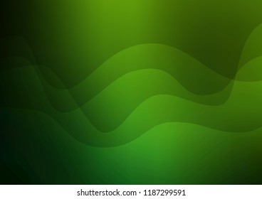 Light Green vector template with bubble shapes. Brand new colored illustration in marble style with gradient. The best blurred design for your business.