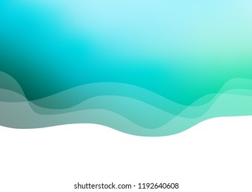 Light Green vector template with bubble shapes. Glitter abstract illustration with wry lines. New composition for your brand book.