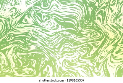 Light Green vector template with bubble shapes. Geometric illustration in marble style with gradient.  The template for cell phone backgrounds.