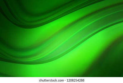 Light Green vector template with bubble shapes. Modern gradient abstract illustration with bandy lines. A completely new memphis design for your business.