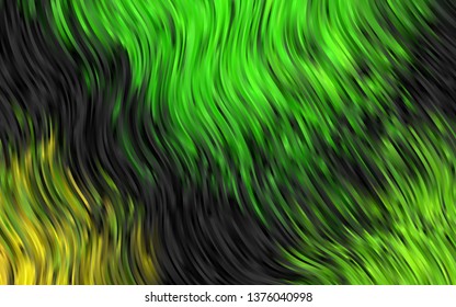 Light Green vector template with bubble shapes. Creative illustration in halftone marble style with gradient. The template for cell phone backgrounds.