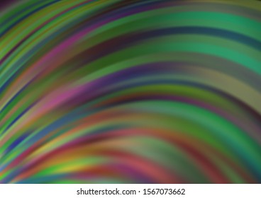 Light Green vector template with bubble shapes. Blurred geometric sample with gradient bubbles.  Marble design for your web site.