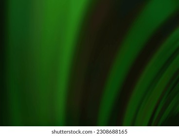 Plantilla vectorial verde claro con formas de burbuja. Una vaga ilustración abstracta circunfleja con gradiente. Una nueva textura para tu anuncio, folletos, folletos.