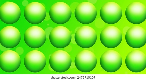 Light Green vector template with bubble shapes. A completely new color illustration in marble style. The best blurred design for your business.