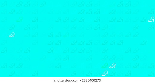 Light green vector template with businesswoman signs. Colorful illustration with gradient feminism shapes. Best design to show the power of women.