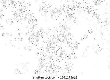 Light Green vector template with chaotic shapes. Illustration with colorful gradient shapes in abstract style. Background for a cell phone.