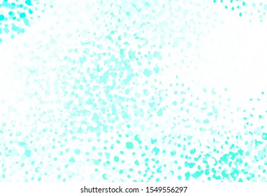 Light Green vector template with chaotic shapes. Simple colorful illustration with abstract gradient shapes. Elegant design for wallpapers.