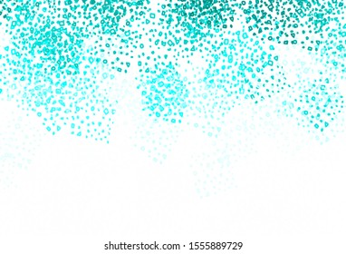 Light Green vector template with chaotic shapes. Modern abstract illustration with colorful random forms. Simple design for your web site.