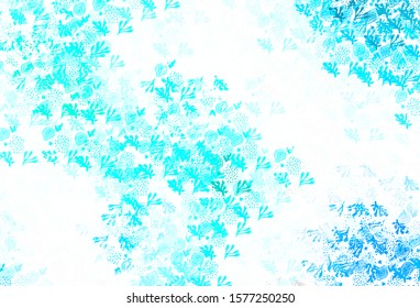 Light Green vector template with chaotic shapes. Colorful chaotic forms with gradient in modern style. Modern design for your business card.