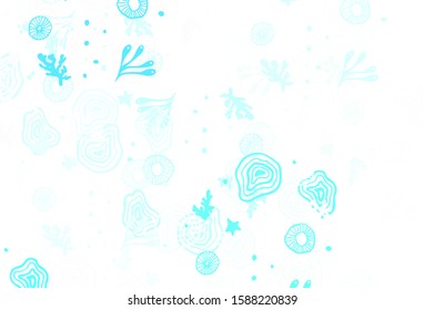 Light Green vector template with chaotic shapes. Illustration with colorful gradient shapes in abstract style. Background for a cell phone.