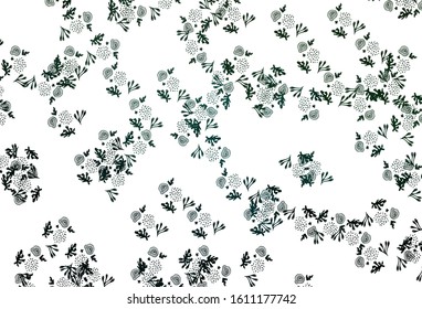 Light Green vector template with chaotic shapes. Simple colorful illustration with abstract gradient shapes. Background for a cell phone.