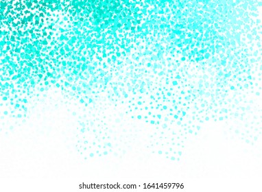 Light Green vector template with chaotic shapes. Illustration with colorful gradient shapes in abstract style. Modern design for your business card.