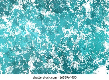 Light Green vector template with chaotic shapes. Colorful chaotic forms with gradient in modern style. Modern design for your business card.