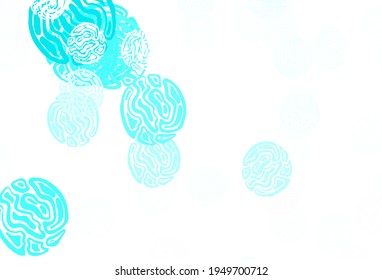 Light Green vector template with chaotic shapes. Simple colorful illustration with abstract gradient shapes. Elegant design for wallpapers.