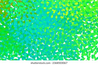 Light Green vector template with chaotic shapes. Simple colorful illustration with abstract gradient shapes. Simple design for your web site.