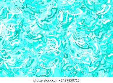 Light Green vector template with chaotic shapes. Illustration with colorful gradient shapes in abstract style. Elegant design for wallpapers.