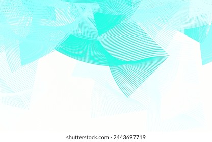 Light Green vector template with chaotic shapes. Simple colorful illustration with abstract gradient shapes. Background for a cell phone.