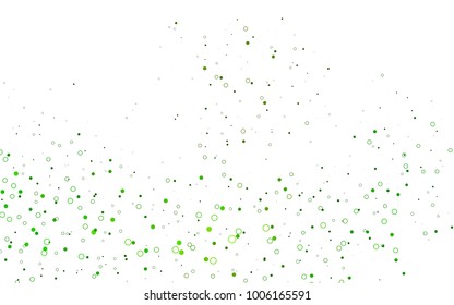 Light Green vector  template with circles. Illustration with set of shining colorful abstract circles. Completely new template for your brand book.