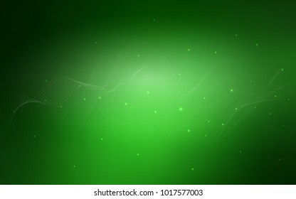 Light Green vector template with circles. Blurred decorative design in abstract style with bubbles. The pattern can be used for beautiful websites.