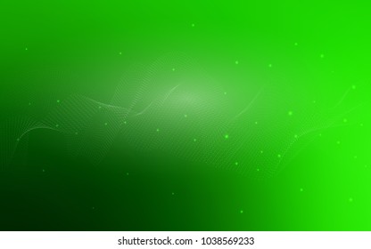 Light Green vector template with circles. Beautiful colored illustration with blurred circles in nature style. The pattern can be used for beautiful websites.