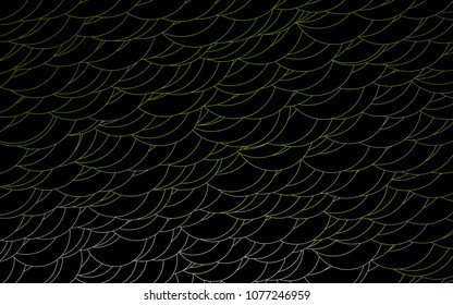 Light Green vector  template with circles. Blurred bubbles on abstract background with colorful gradient. Completely new template for your brand book.