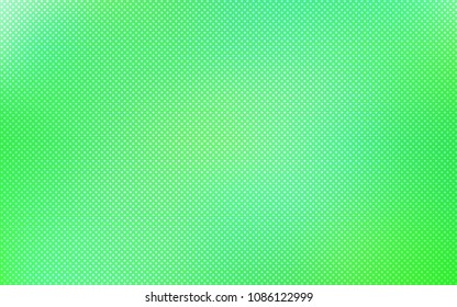 Light Green vector template with circles. Modern abstract illustration with colorful water drops. Pattern can be used as texture of wallpapers.