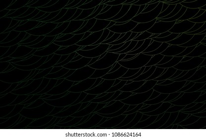 Light Green vector  template with circles. Blurred bubbles on abstract background with colorful gradient. Completely new template for your brand book.