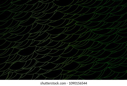 Light Green vector  template with circles. Illustration with set of shining colorful abstract circles. The pattern can be used for aqua ad, booklets.