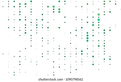 Light Green vector  template with circles. Illustration with set of shining colorful abstract circles. The pattern can be used for ads, leaflets of liquid.