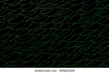Light Green vector  template with circles. Blurred decorative design in abstract style with bubbles. Completely new template for your brand book.