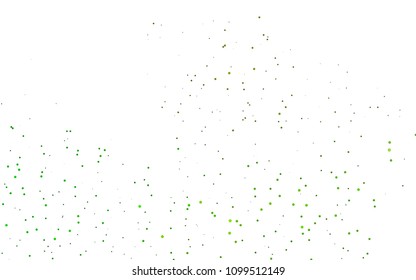 Light Green vector  template with circles. Glitter abstract illustration with blurred drops of rain. The pattern can be used for aqua ad, booklets.