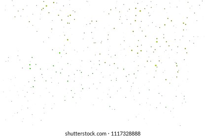 Light Green vector  template with circles. Glitter abstract illustration with blurred drops of rain. The pattern can be used for ads, leaflets of liquid.