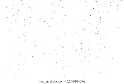 Light Green vector  template with circles. Blurred bubbles on abstract background with colorful gradient. The pattern can be used for ads, leaflets of liquid.