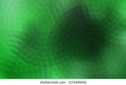 Light Green vector template with circles. Illustration with set of shining colorful abstract circles. Pattern can be used for beautiful websites.