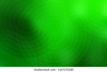 Light Green vector template with circles. Modern abstract illustration with colorful water drops. Pattern can be used for beautiful websites.