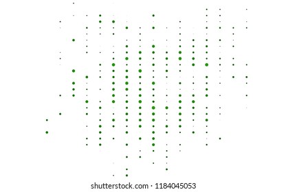 Light Green vector  template with circles. Illustration with set of shining colorful abstract circles. Completely new template for your brand book.