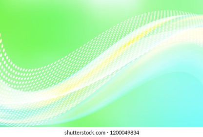 Light Green vector template with circles, triangles. Illustration with set of colorful abstract circles and lines. Pattern for ads, leaflets.